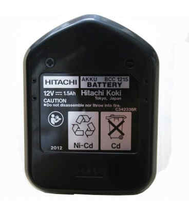 Никель-кадмиевый аккумулятор Hitachi BCC1215 12 В (333156)