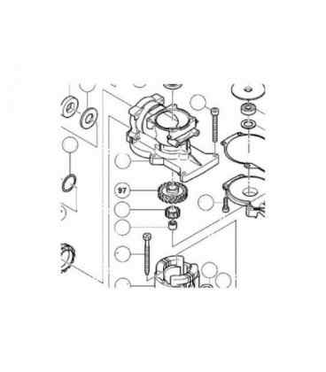  Первинна шестерня DH45MR Hitachi (324910)